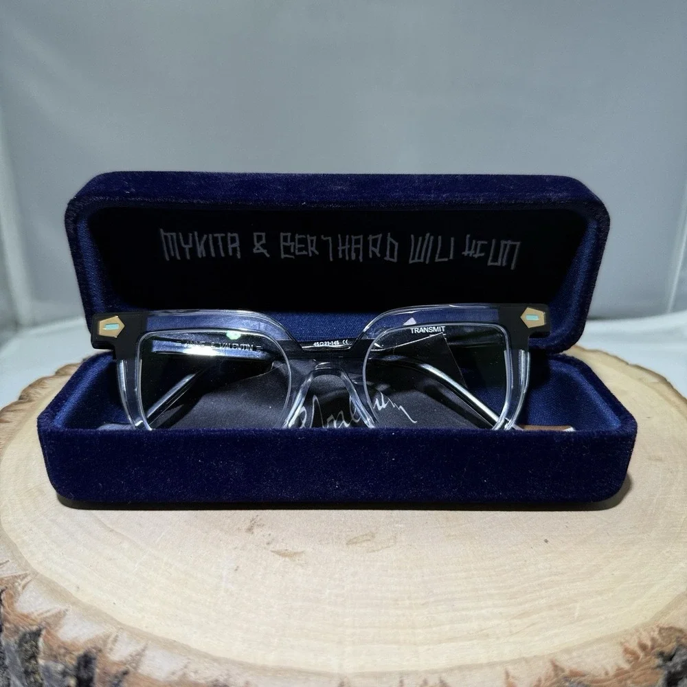 Anne‎ et Valentin Transmit 21C03 Clear W/Black Accent Eyeglass Frames